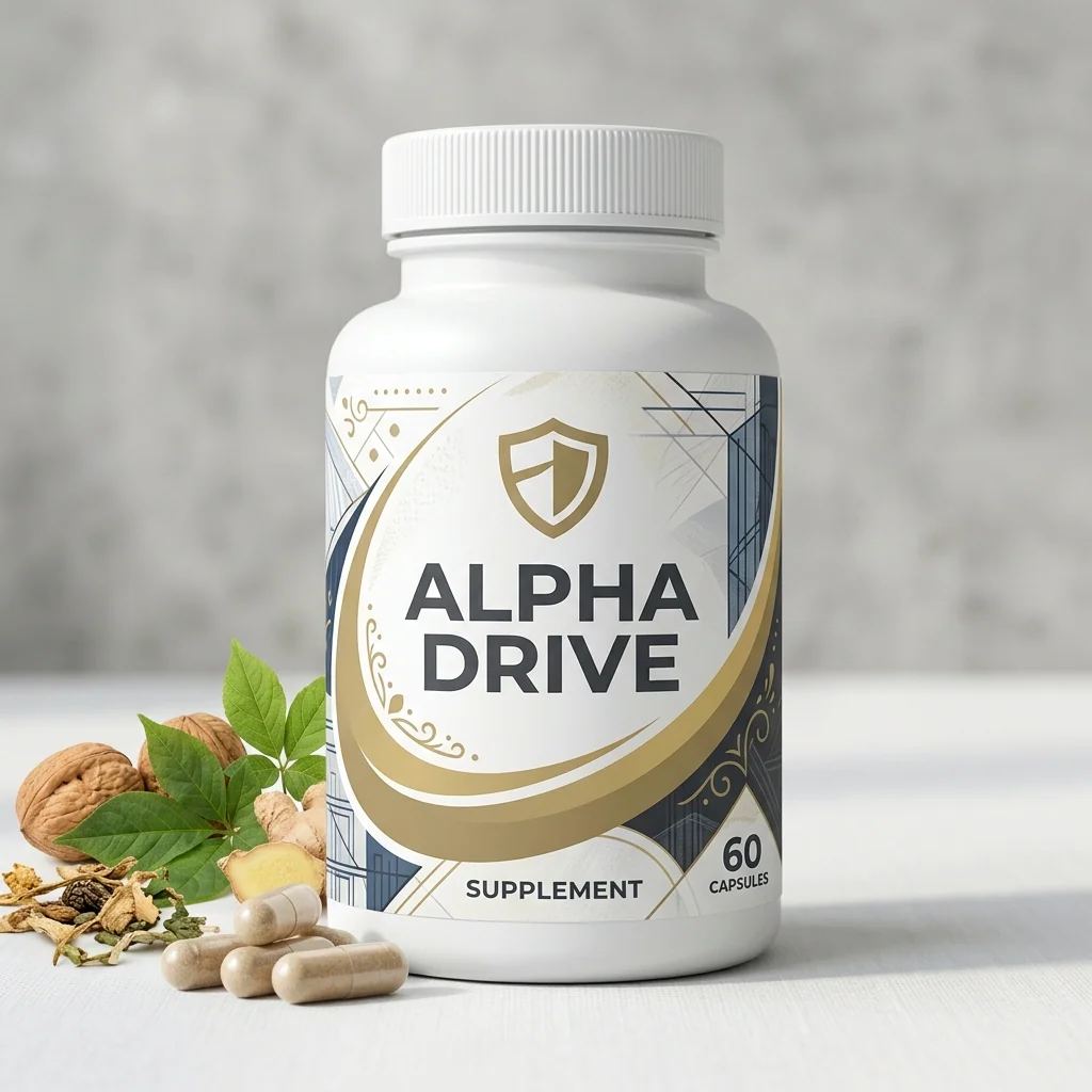 Alpha Drive kosttillskott burk vit 60 kapslar